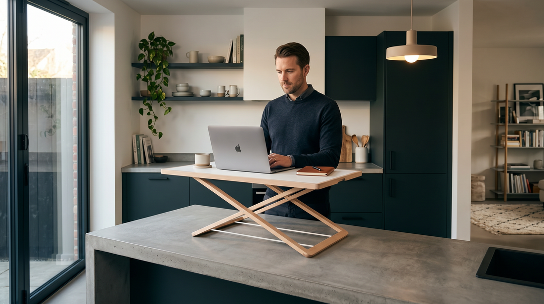 Vilken höjd ska ett ståskrivbord ha?