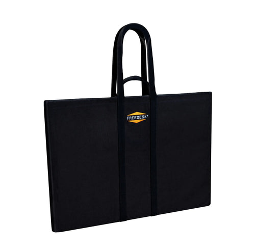 Freedesk Carrying Case Large in black, designed for secure and convenient transport of the Freedesk Desk Riser.